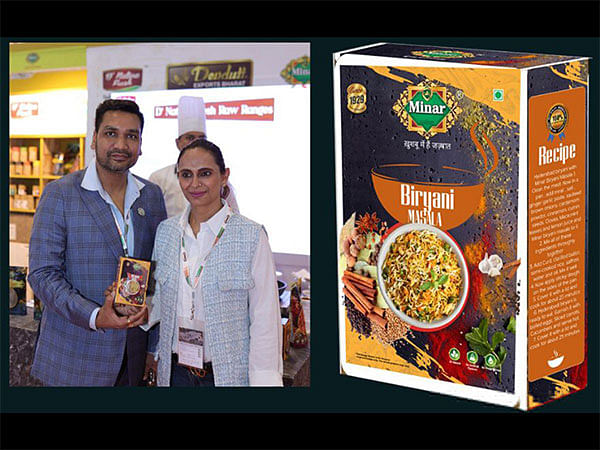 AAHAR exhibits MINAR Masale with MASALA MAN OF INDIA