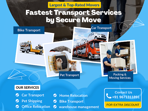 Secure Move emerges as a One-Stop Solution for Pet, Car, Home & Office Relocation