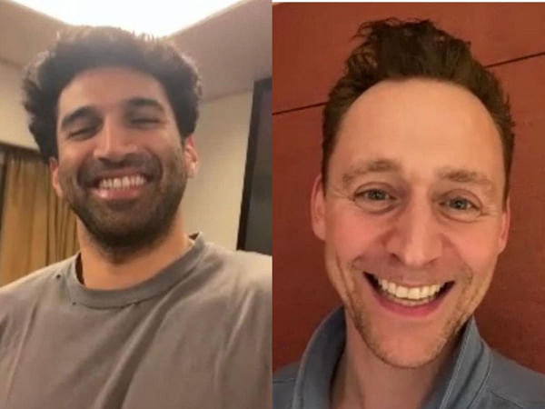 Aditya Roy Kapur can't keep calm as he interacts with OG 'Night Manager' Tom Hiddleston