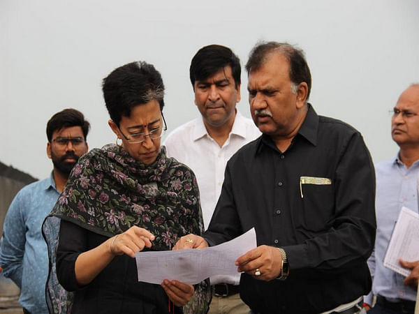 PWD Minister Atishi inspects ongoing maintenance work on Chirag Delhi flyover