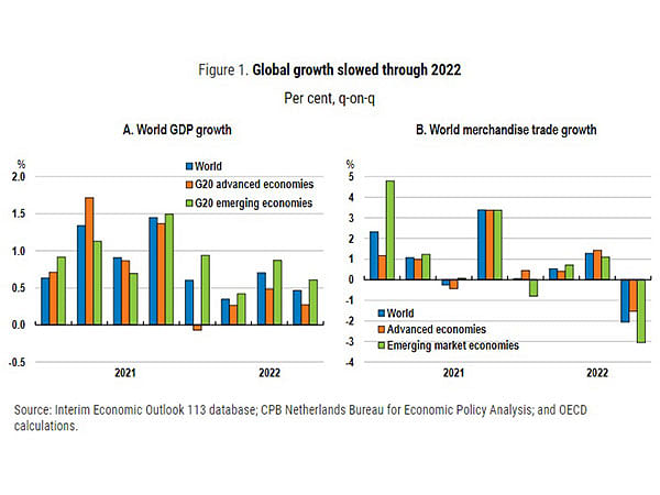 Emerging-market economies in Asia are likely to be less affected by the global slowdown: OECD