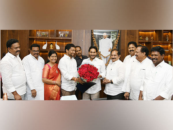 AP: Newly elected MLCs call on CM YS Jagan Mohan Reddy in Amaravati