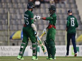 All round Bangladesh led by heroics from Shakib, Hridoy, Ebadot beat Ireland by 183 runs in first ODI
