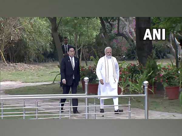 PM Modi, Japanese counterpart Kishida visit Buddha Jayanti Park in Delhi