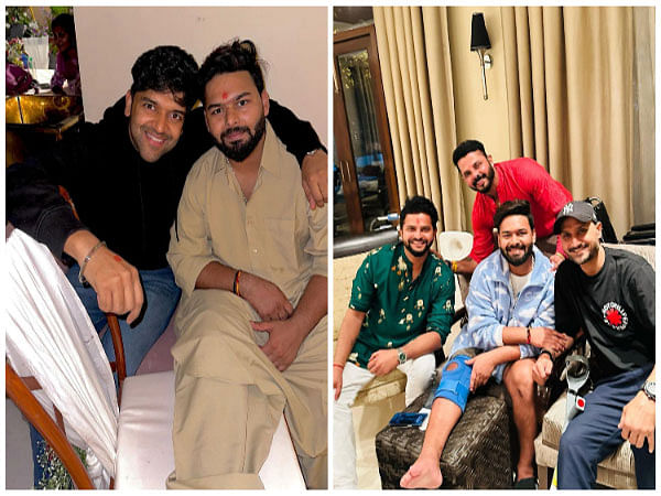 Guru Randhawa, Harbhajan Singh meet Rishabh Pant, wish him speedy recovery in special posts