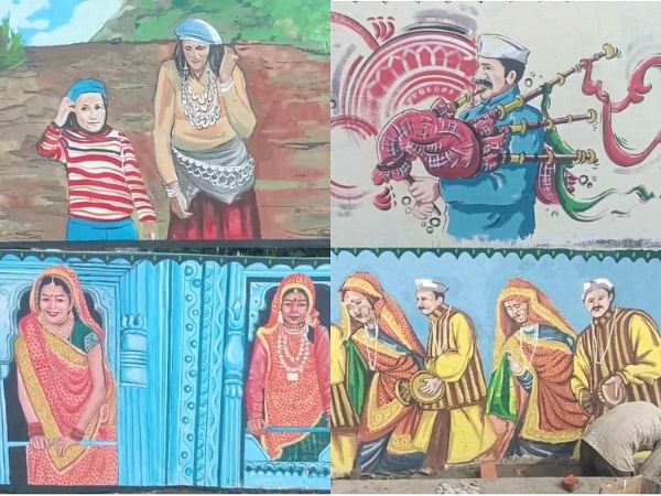 Murals in Uttarakhand's Ramnagar depict local culture as town gets ready to host G20 meetings