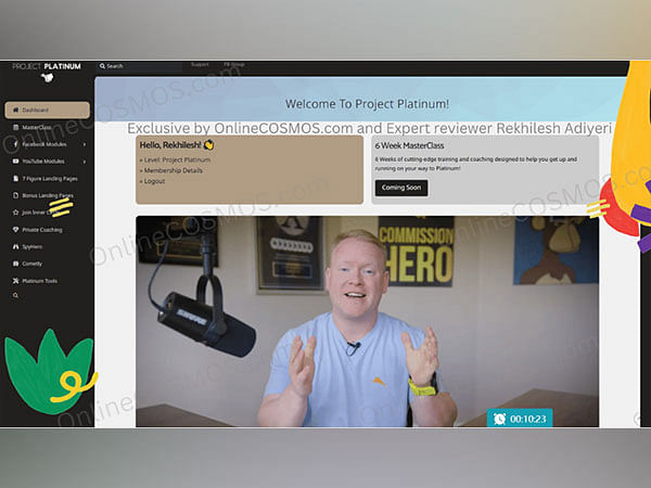 Project Platinum reviews (Robby Blanchard) announced by Online COSMOS Expert