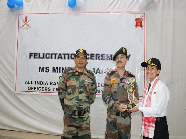 Assam: Spear Corps Warriors felicitates Minerva Jaishy for securing AIR 1 in NCC Special Entry 