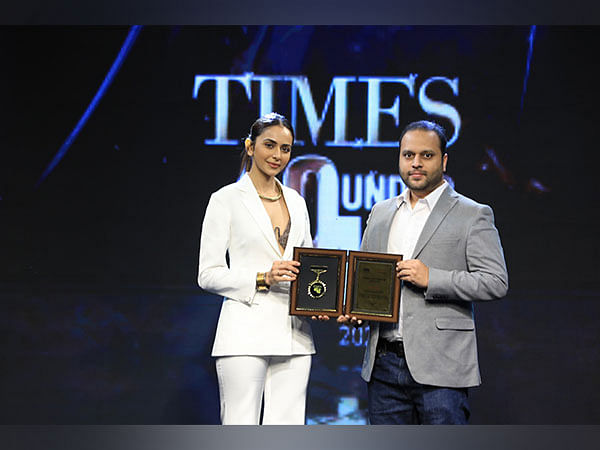 Videogyan and VG Minds's CEO & Co-Founder, Vishal TM felicitated at Times 40 Under 40