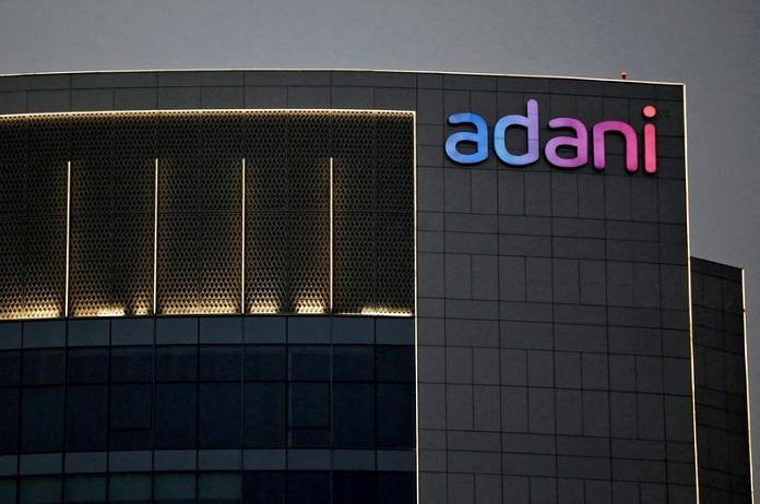 The logo of the Adani group | Reuters file photo