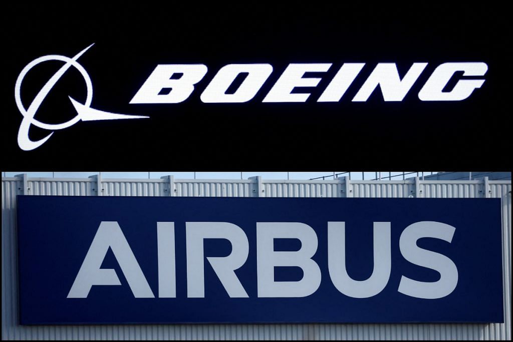 The logos of Boeing and Airbus | Representational image | Reuters