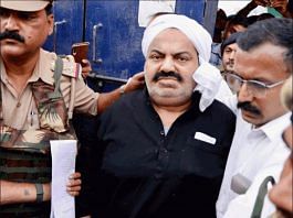 File photo of former MP and alleged gangster Atiq Ahmed | By special arrangement