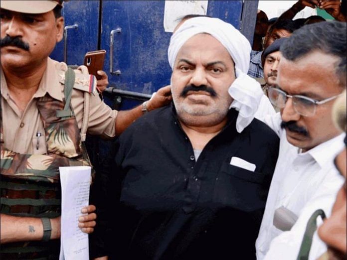 File photo of former MP and alleged gangster Atiq Ahmed | By special arrangement