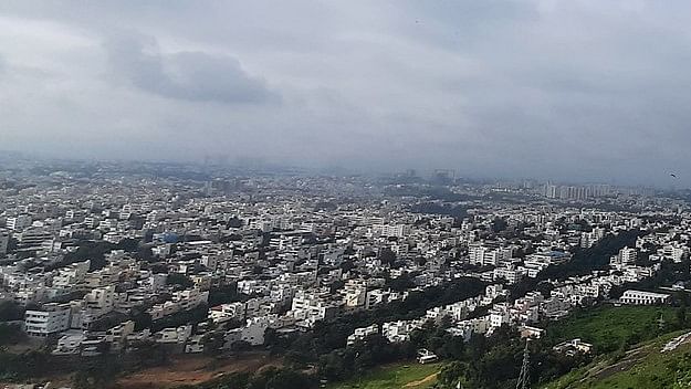 A view of the Bengaluru skyline