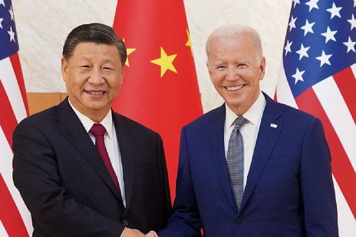 File photo of US President Joe Biden with Chinese President Xi Jinping | Reuters
