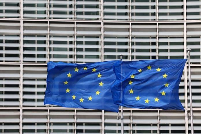 European flags fly outside the European Commission headquarters in Brussels, Belgium | File Photo: Reuters