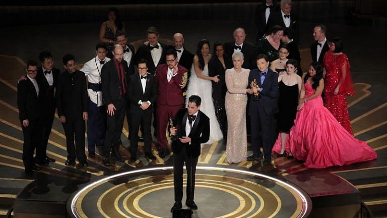 Offbeat, dimension-hopping adventure ‘Everything Everywhere’ wins best picture at Oscars 2023