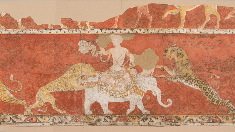 Wall Paintings in the Palace at Varakhsha | Commons Wall Paintings in the Palace at Varakhsha | Commons