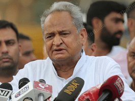 Rajasthan CM Ashok Gehlot | Suraj Singh bisht/ThePrint