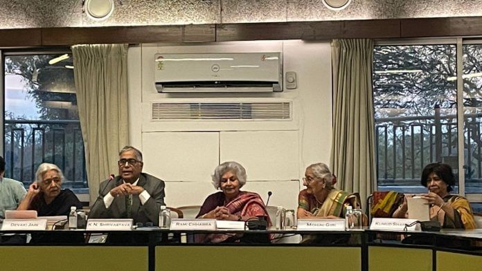 Devaki Jain, KN Srivastava, Rami Chhabra, Mohini Giri, Kumud Sharma | Gaurvi Narang, ThePrint