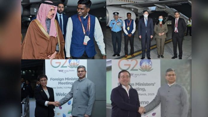 FMs of Saudi Arabia, China, Indonesia, Spain, Croatia arrive in India for G20 Foreign Ministers' Meeting | ANI