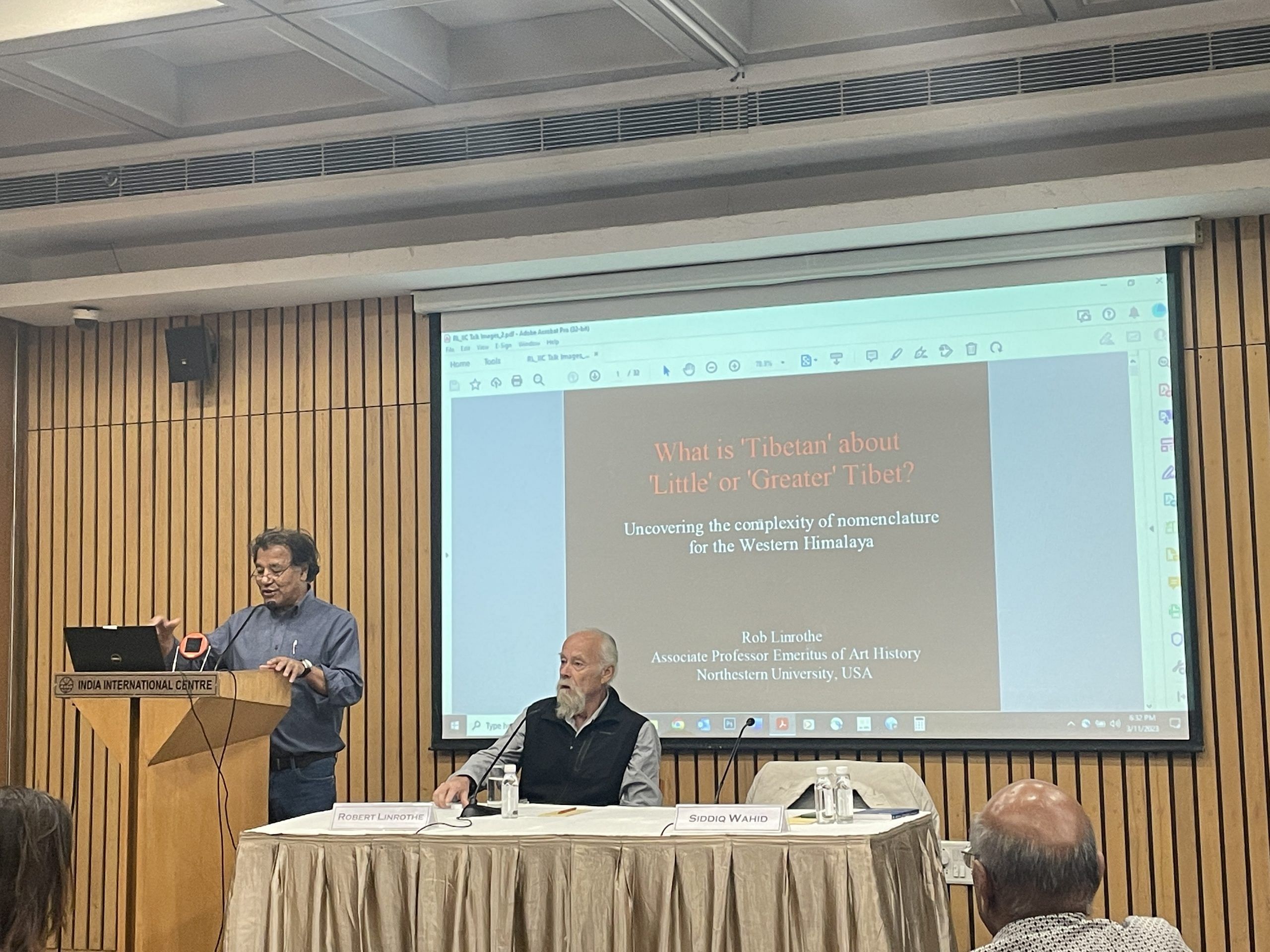 Professor Siddiq Wahid and Professor Robert Linrothe | Gaurvi Narang, ThePrint 
