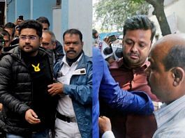 Kuntal Ghosh and Santanu Banerjee in ED custody. | ANI