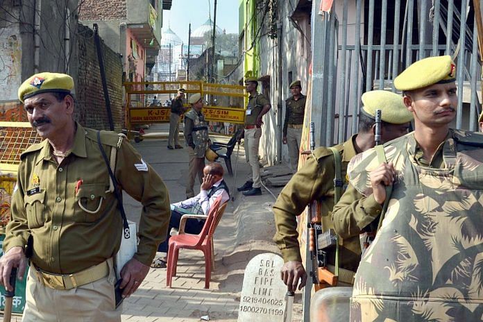 Representational image of Mathura Police | Photo: ANI