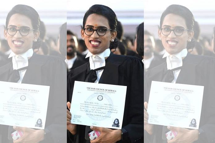 Padma Lakshmi with her enrolment certificate | By special arrangement