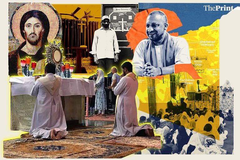 Pentecostal Christians of Ghaziabad are growing. Unmarked rented spaces the new churches