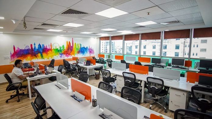 A view inside BCogent’s workspace in Noida’s Sector 62 | bcogent.com