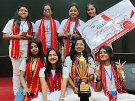 Meghbalika members after winning the NACO state-level competition in February | special arrangement