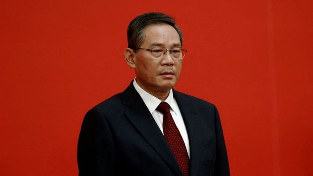 File photo of the New Politburo Standing Committee member Li Qiang meeting the media following the 20th National Congress of the Communist Party of China, at the Great Hall of the People in Beijing, China on 23 October, 2022 | Reuters