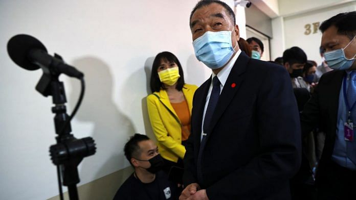 File photo of Taiwan's Defence Minister Chiu Kuo-cheng arriving at the parliament, amid Russia's invasion of Ukraine, in Taipei, Taiwan, 10 March, 2022 | Reuters