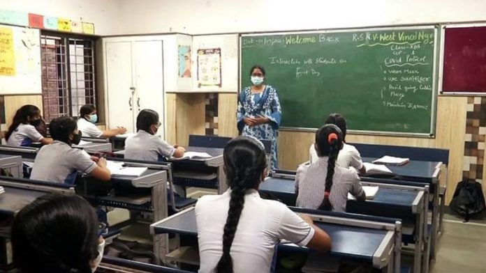 Representational image | A school in New Delhi | Photo: ANI