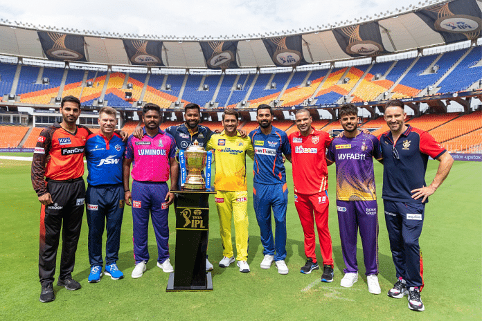 Captains of 10 IPL teams pose with trophy before 16th edition of Indian Premier League gets underway Friday | Twitter | @IPL