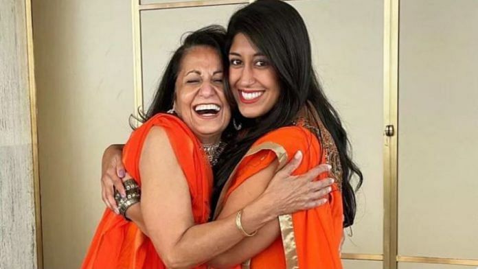 Roma Gupta (left) with daughter Reeva | Image credit: gofundme.com