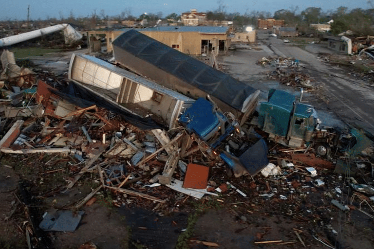 More than two dozen dead after tornado tears across Mississippi