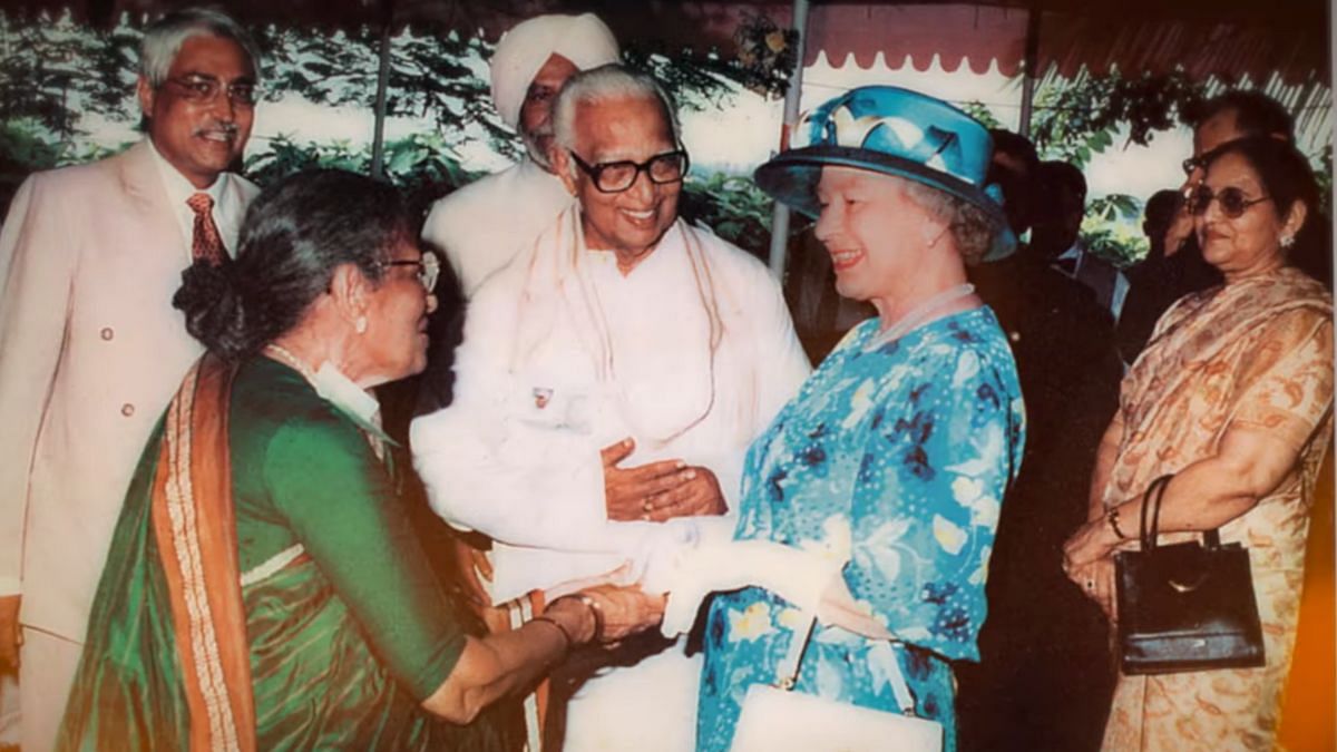 Annamma with Queen Elizabeth II | Special arrangement 