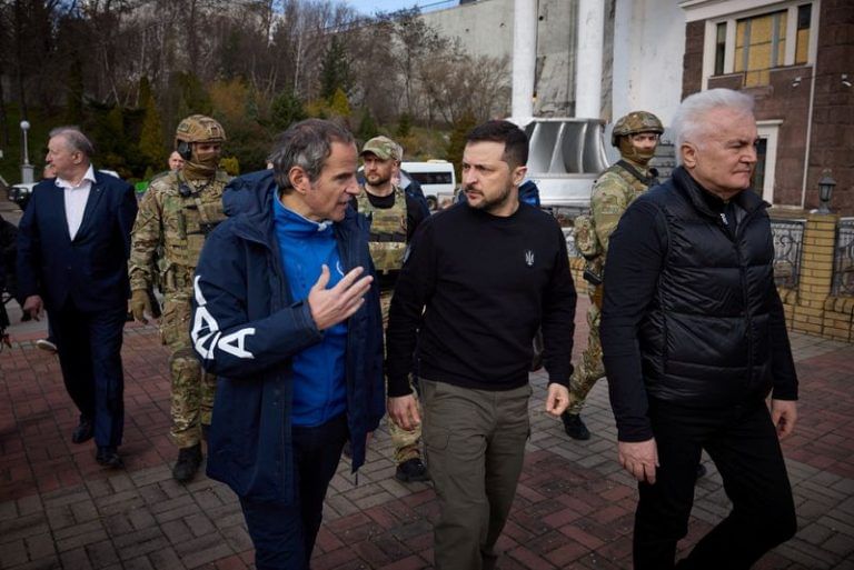 Russian troops holding Zaporizhzhia nuclear plant ‘hostage,’ says Volodymyr Zelenskyy