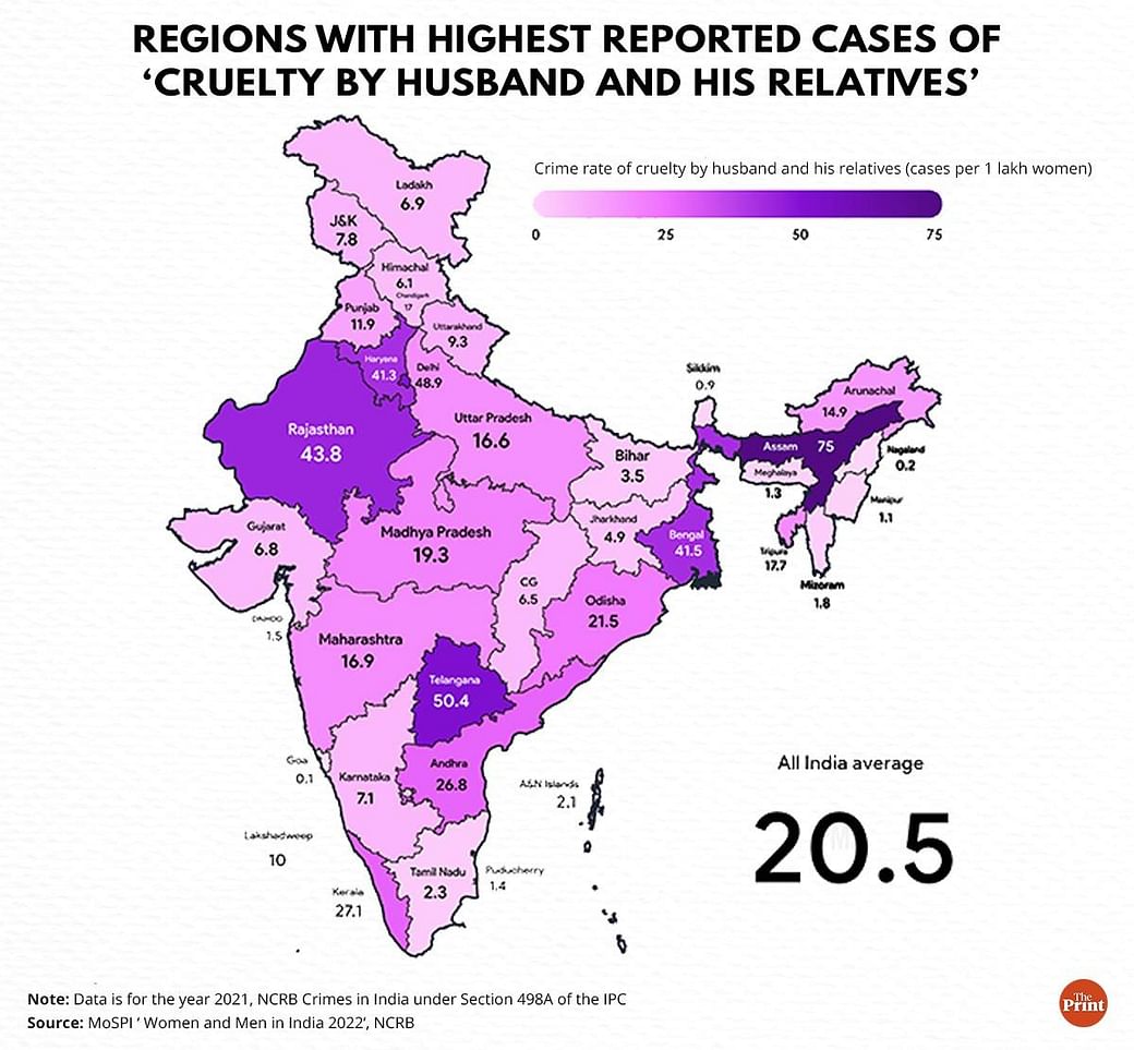 cruelty by husbands map