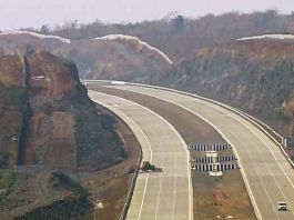 A view of under-construction Nagpur-Mumbai expressway| File photo: ANI