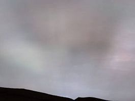 Sun rays captured by the Curiosity rover | Photo: Courtesy NASA/JPL-Caltech/MSSS/SSI
