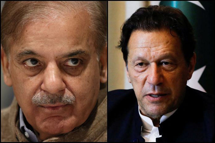 Pakistan's Prime Minister Shehbaz Sharif and former PM Imran Khan | Reuters file photo