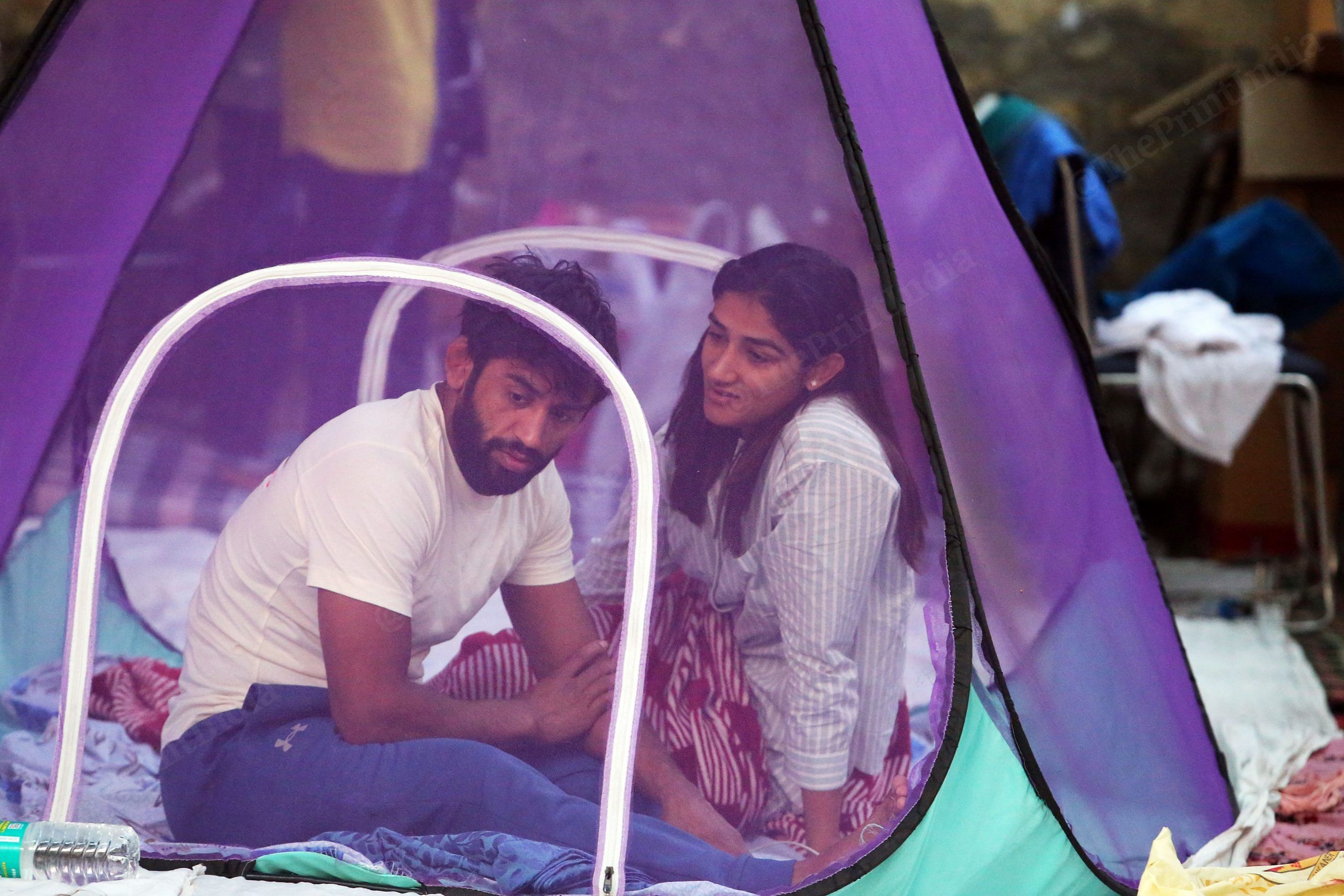 Wrestler-couple Bajrang Punia and Sangeeta Phogat | Praveen Jain | ThePrint