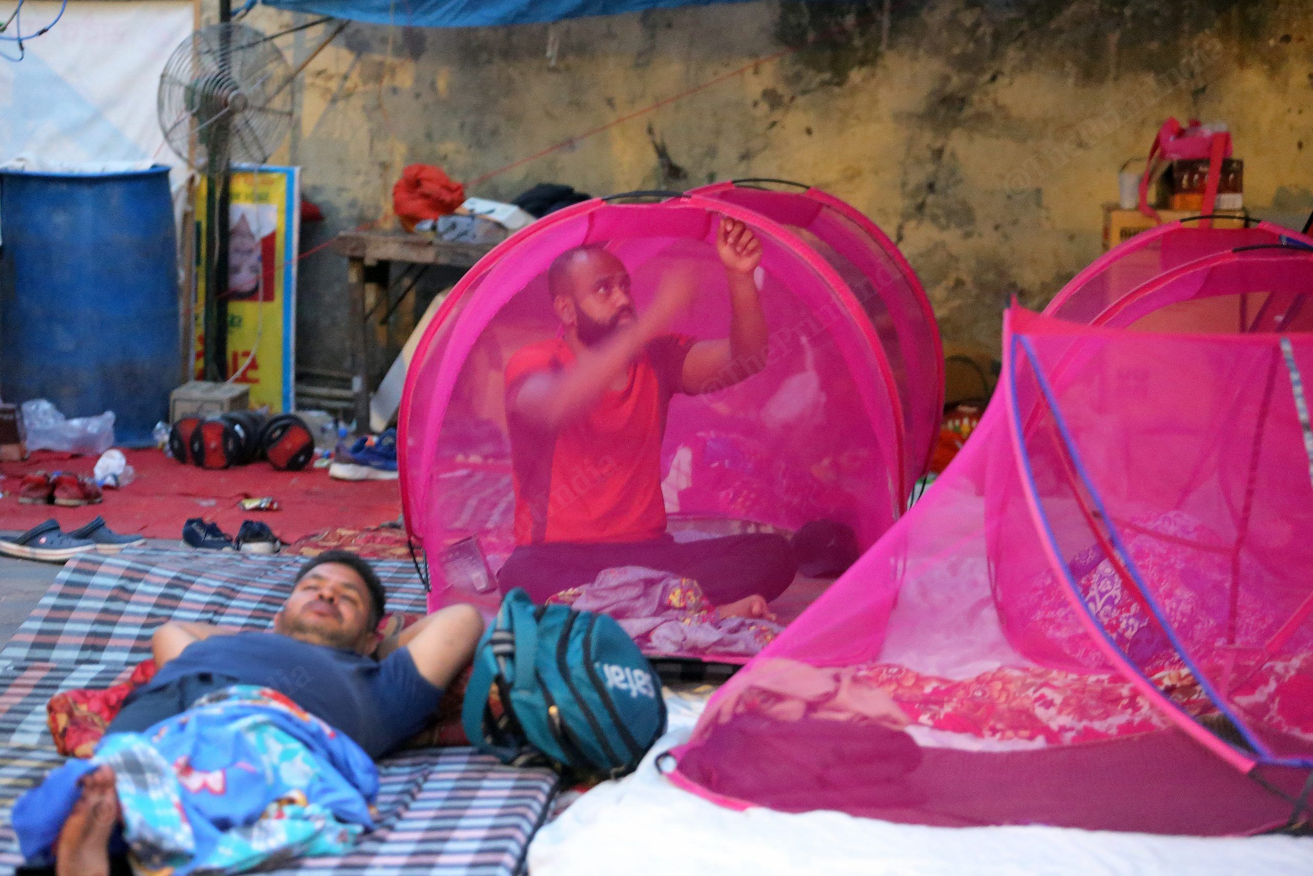 Wrestling trainer Kazi Kiron at Jantar Mantar | Praveen Jain | ThePrint