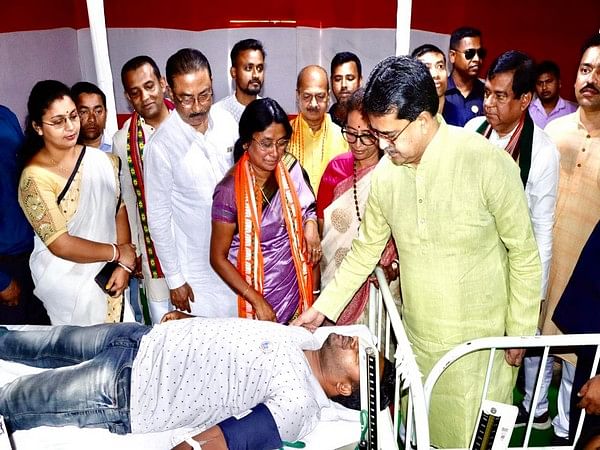 People throng blood donation camps across Tripura upon CM Manik Saha's call