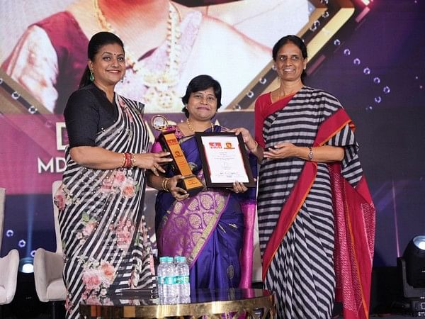 Dr. Gunda Sapna Prakash Rao, founder & CEO of Scure Super Speciality Hospital has received the Prestigious HMTV Nari Puraskar 2023