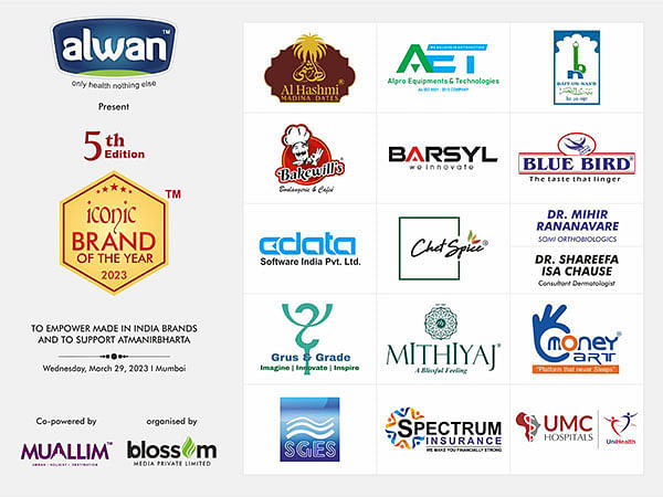 Winners of 5th edition of Iconic Brand of the year award 2023 announced by Blossom Media