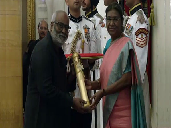 'Naatu Naatu' music composer MM Keeravaani receives Padma Shri